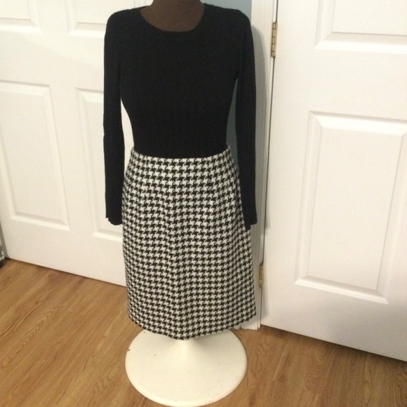 J.G.HOOK herringbone wool skirt 10 - Picture 4 of 5